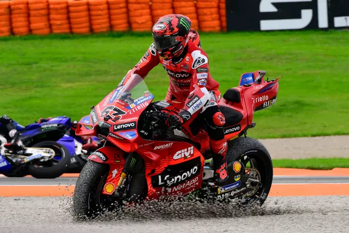 Francesco Bagnaia, Ducati Team crash