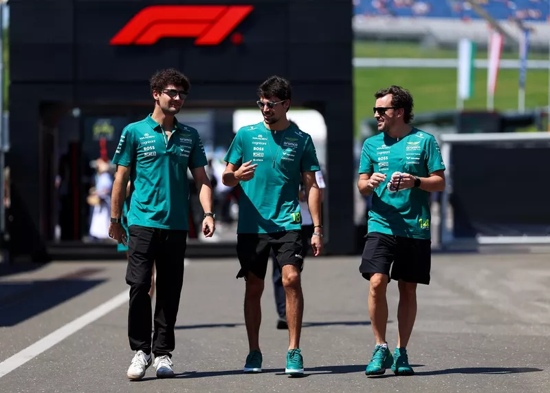 Lance Stroll, Aston Martin Racing, Fernando Alonso, Aston Martin Racing