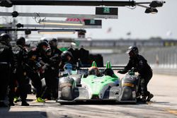 #20 BAR1 Motorsports ORECA FLM09: Don Yount, Buddy Rice, Daniel Burkett, Pit stop