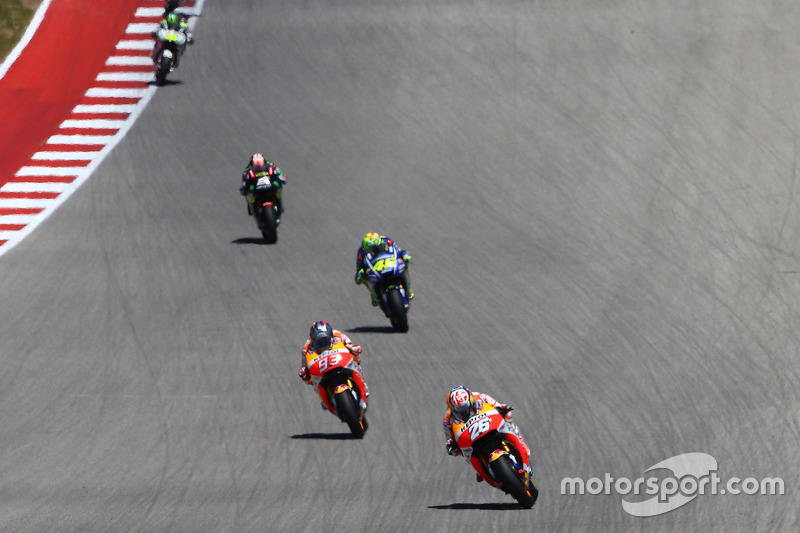 Dani Pedrosa, Repsol Honda Team, Marc Marquez, Repsol Honda Team, Valentino Rossi, Yamaha Factory Ra