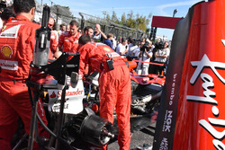 Sebastian Vettel, Ferrari SF70H gridde