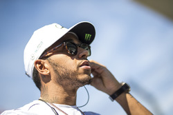 Lewis Hamilton, Mercedes AMG F1 on the drivers parade