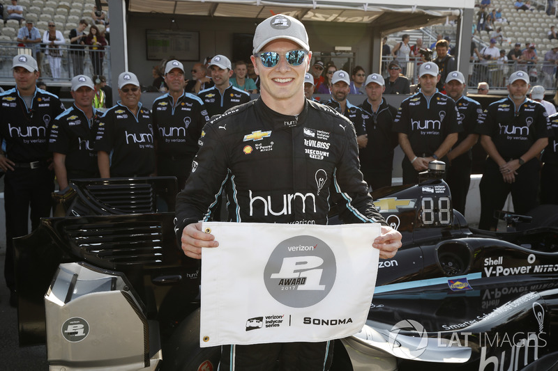 Polesitter Josef Newgarden, Team Penske Chevrolet