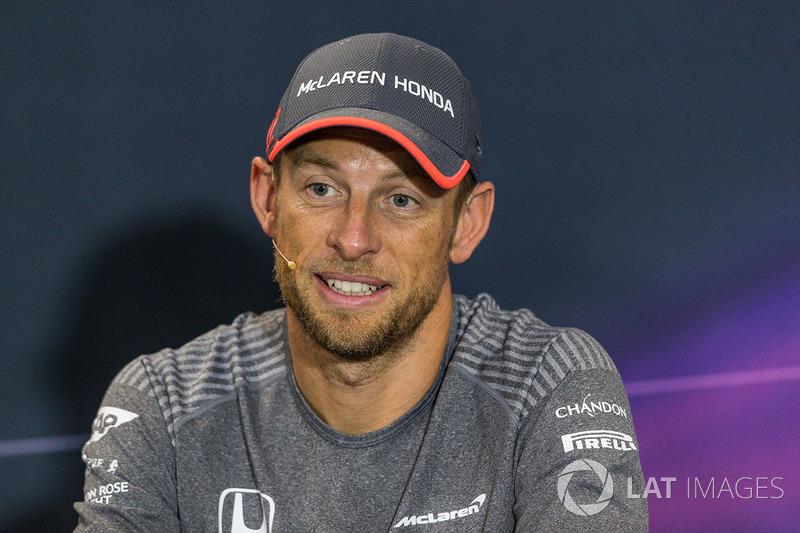 Дженсон Баттон, McLaren, на прес-конференції