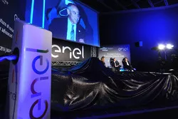 Alejandro Agag, CEO Fórmula E y Francesco Starace, CEO Manager General de Enel Group