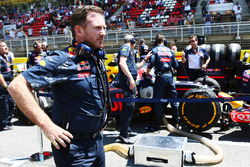 Кристиан Хорнер, руководитель Red Bull Racing на стартовой решетке