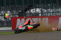 Alvaro Bautista, Aprilia Racing Team Gresini crash