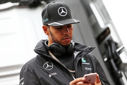 Lewis Hamilton, Mercedes AMG F1 nella sfilata dei piloti