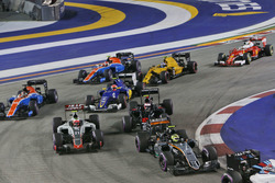 Sergio Perez, Sahara Force India F1 VJM09 bij de start van de race