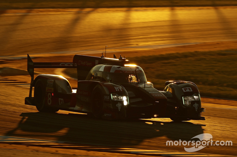 #8 Audi Sport Team Joest, Audi R18 e-tron quattro: Lucas di Grassi, Loic Duval, Oliver Jarvis