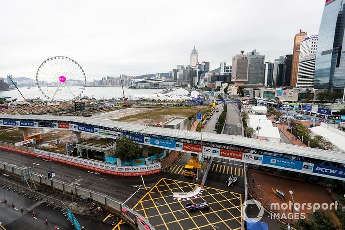Sam Bird, Envision Virgin Racing, Audi e-tron FE05 Oliver Rowland, Nissan e.Dams, Nissan IMO1 