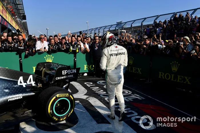 Segundo lugar, Lewis Hamilton, Mercedes AMG F1