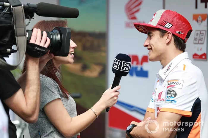Marc Marquez, Repsol Honda Team with media