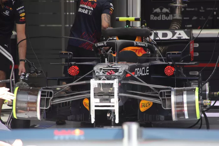Red Bull RB16B front detail