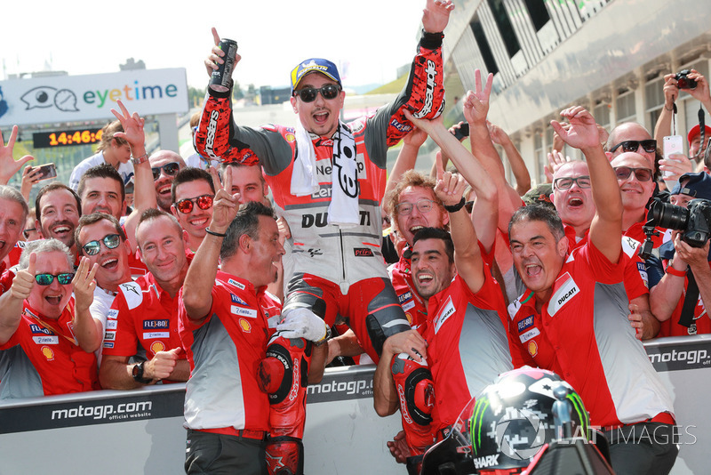 Yarış galibi Jorge Lorenzo, Ducati Team