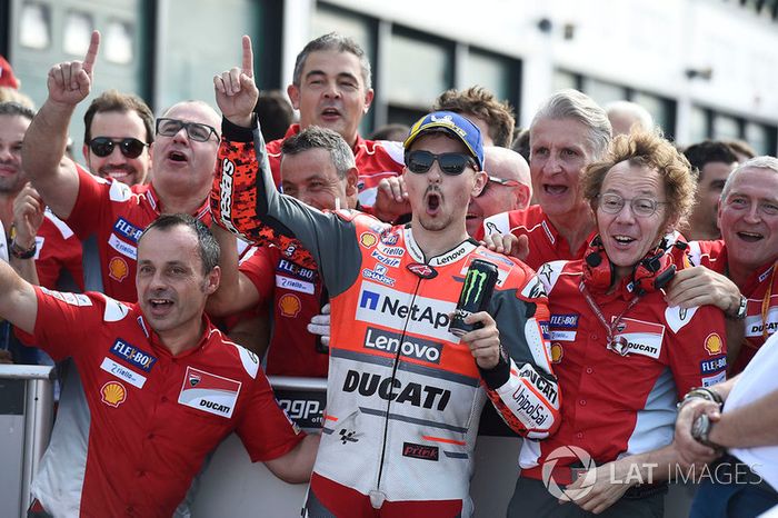Poleman Jorge Lorenzo, Ducati Team