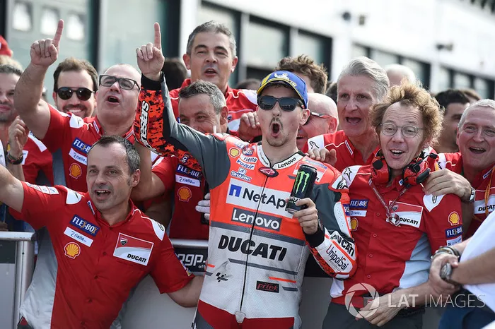 Poleman Jorge Lorenzo, Ducati Team