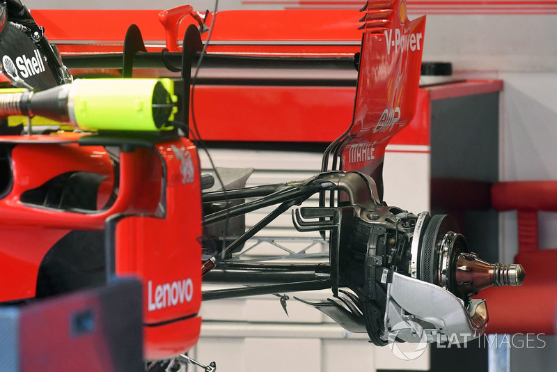 Ferrari SF71H, hátsó kerékagy