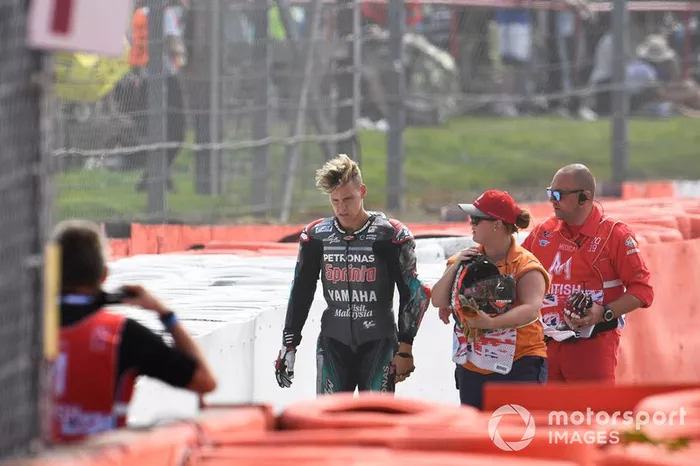 Acidente entre Fabio Quartararo e Dovizioso
