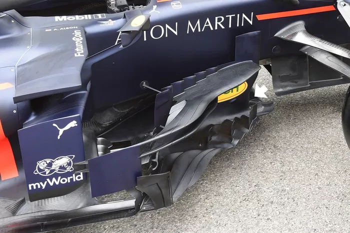 Red Bull RB15: Windabweiser