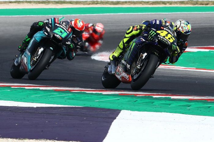 Valentino Rossi, Yamaha Factory Racing, Franco Morbidelli, Petronas Yamaha SRT