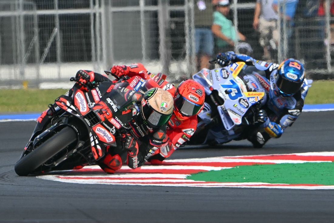 Marco Bezzecchi, Aprilia Racing, Alex Marquez, Gresini Racing, Marc Marquez, Ducati Team