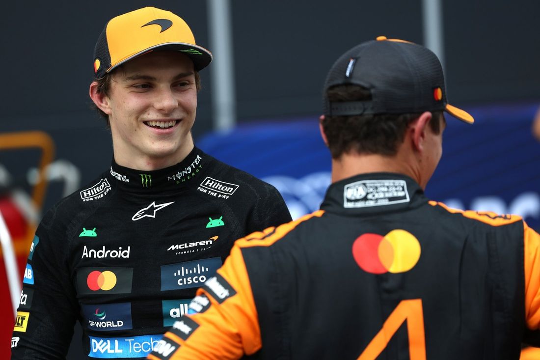 Lando Norris, McLaren, Oscar Piastri