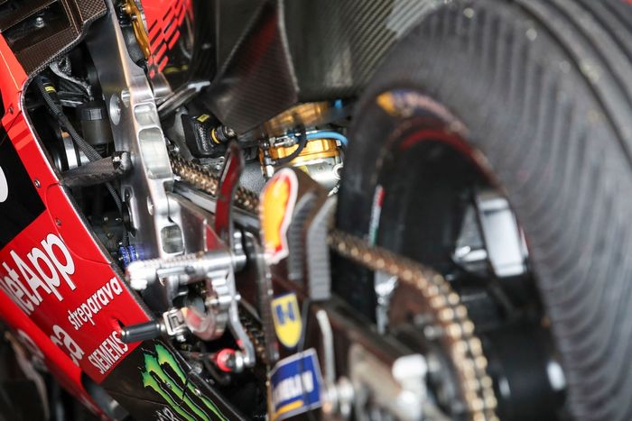 Ducati Team bike detail