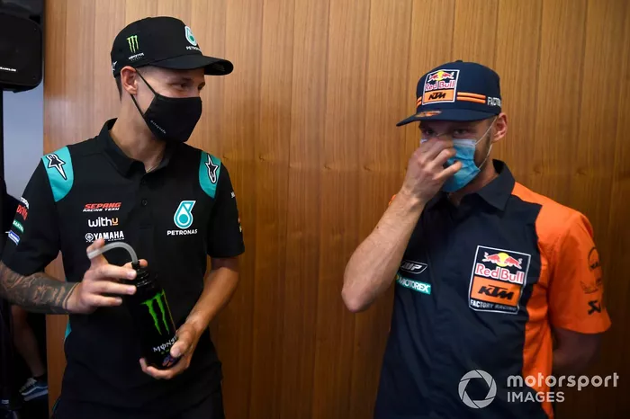 Brad Binder, Red Bull KTM Factory Racing, Fabio Quartararo, Petronas Yamaha SRT