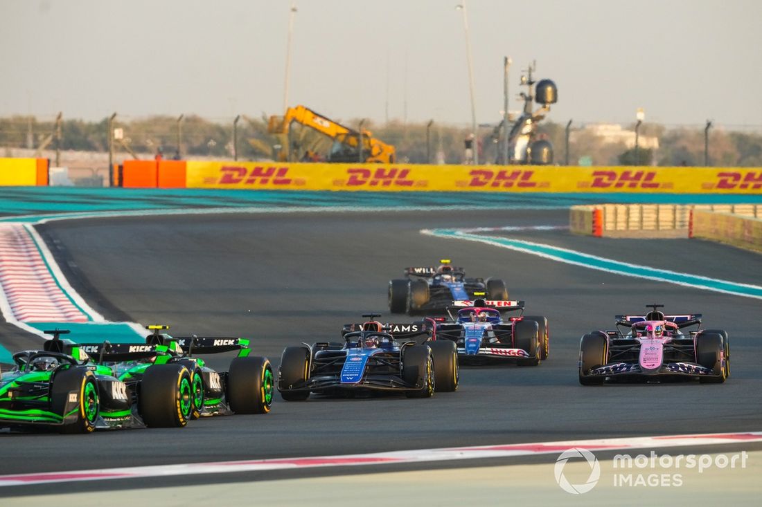 Valtteri Bottas, Stake F1 Team KICK Sauber C44, Zhou Guanyu, Stake F1 Team KICK Sauber C44, Alex Albon, Williams FW46, Jack Doohan, Alpine A524