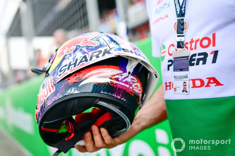 Johann Zarco, Casque de l'équipe LCR Honda