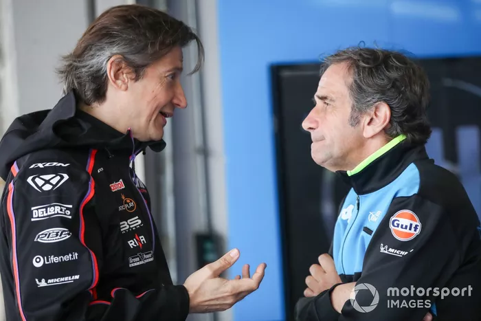 Massimo Rivola, Sporting Director of Aprilia, Davide Brivio, Team Manager of Trackhouse Racing