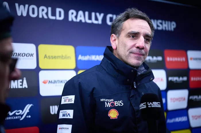 Cyril Abiteboul, directeur de l'équipe Hyundai World Rally Team
