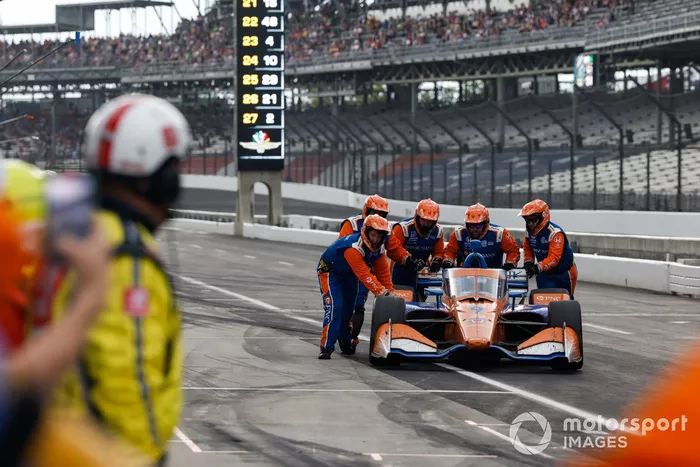 Scott Dixon, box de Chip Ganassi Racing Honda