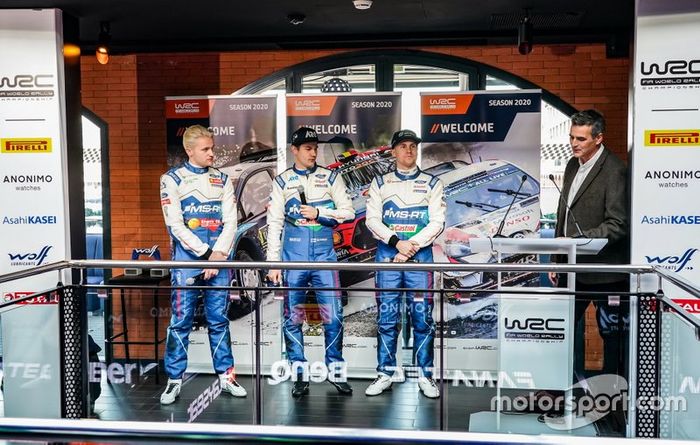 Gus Greensmith, M-Sport Ford WRT, Teemu Suninen, M-Sport Ford WRT, Esapekka Lappi, M-Sport Ford WRT
