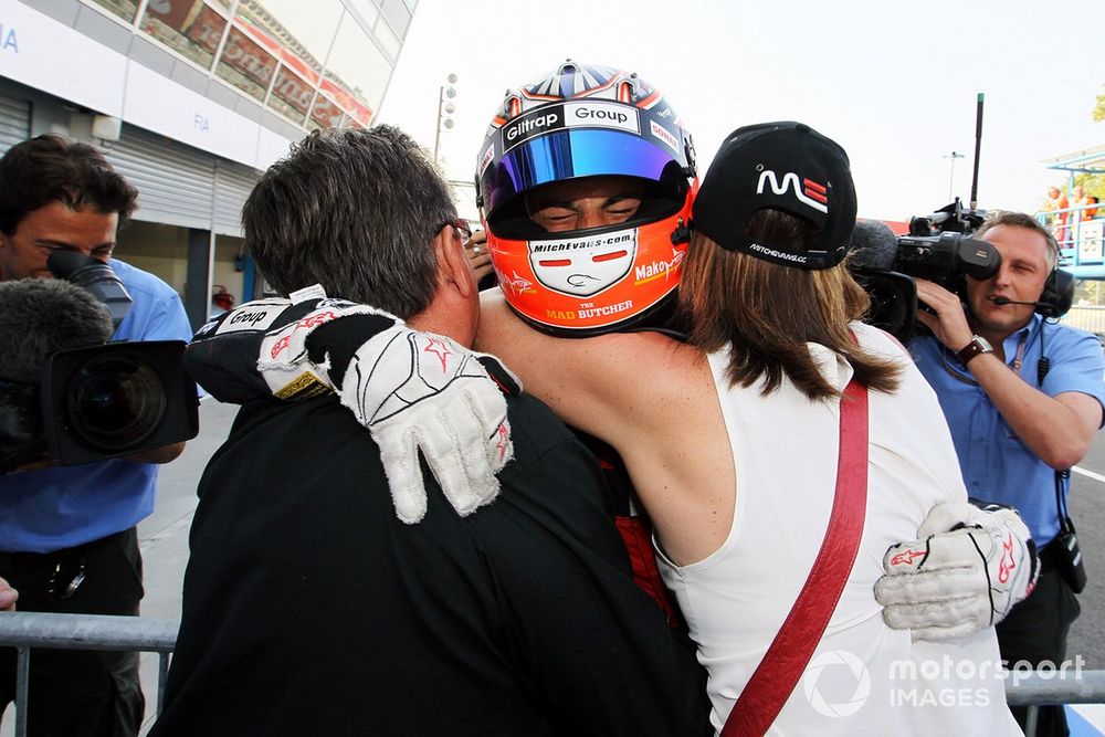 Evans won the GP3 title at Monza in 2012 to keep his single-seater dream alive