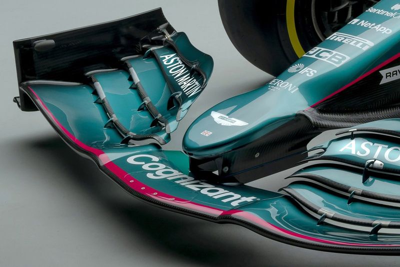 Detalle del Aston Martin AMR21