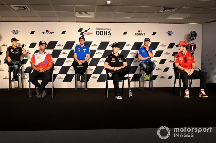 Fabio Quartararo, Yamaha Factory Racing, Johann Zarco, Pramac Racing, Joan Mir, Team Suzuki MotoGP, Maverick Vinales, Yamaha Factory Racing, Alex Rins, Team Suzuki MotoGP, Francesco Bagnaia, Ducati Team