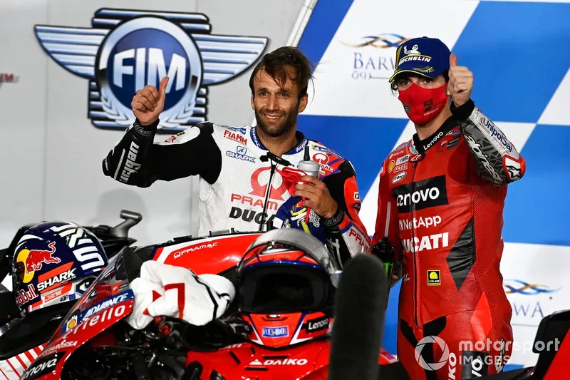 Johann Zarco et Pecco Bagnaia