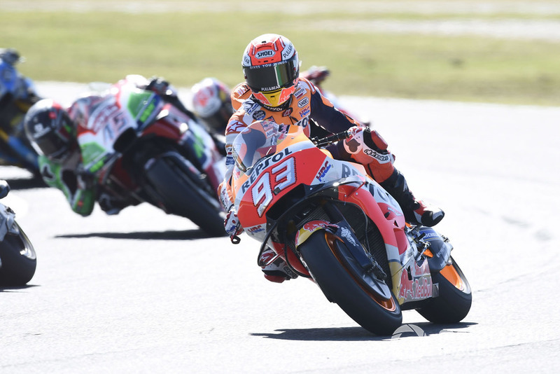 Пошкоджений в аварії мотоцикл Марка Маркеса, Repsol Honda Team