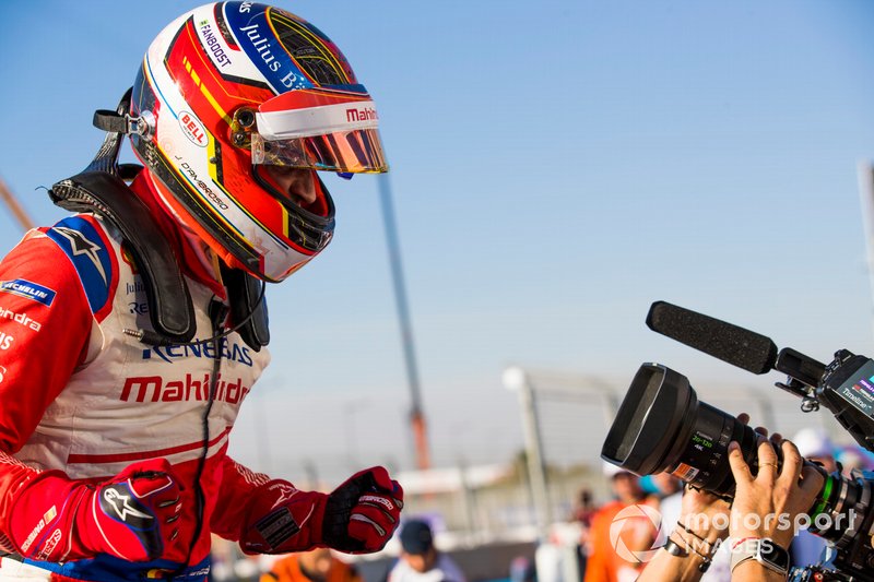 Jérôme d'Ambrosio, Mahindra Racing, celebra su victoria