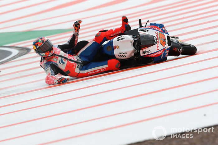 Caída de Jack Miller, Pramac Racing