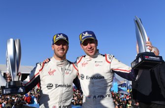 Sam Bird, Envision Virgin Racing, 3e plaats, Robin Frijns, Envision Virgin Racing, 2e plaats