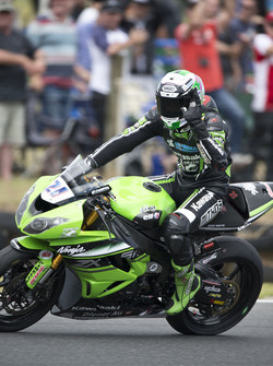 Il vincitore Randy Krummenacher, Puccetti Racing Kawasaki