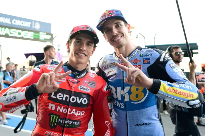 Francesco Bagnaia, Ducati Team, Alex Marquez, Gresini Racing