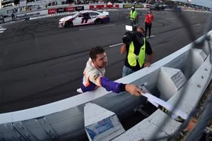 Race Winner Denny Hamlin, Joe Gibbs Racing, Toyota Camry