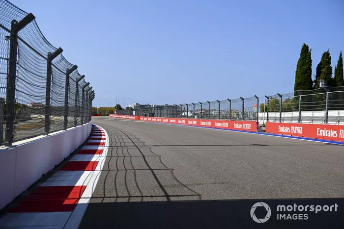 Detalle de la pista de Sochi