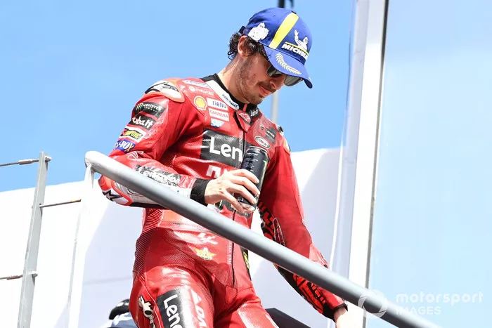 Podio: ganador Francesco Bagnaia, Ducati Team