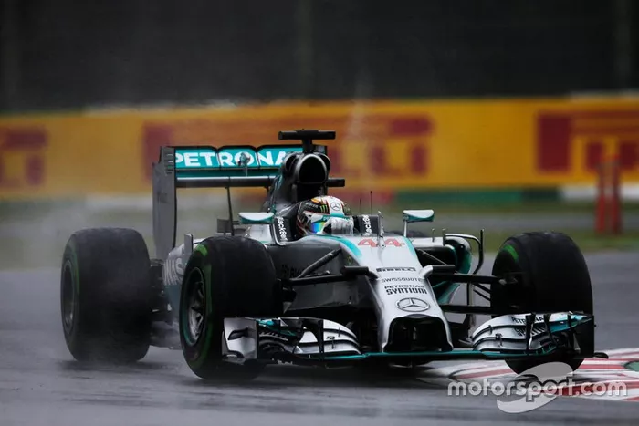 Ganador de la carrera Lewis Hamilton, Mercedes AMG