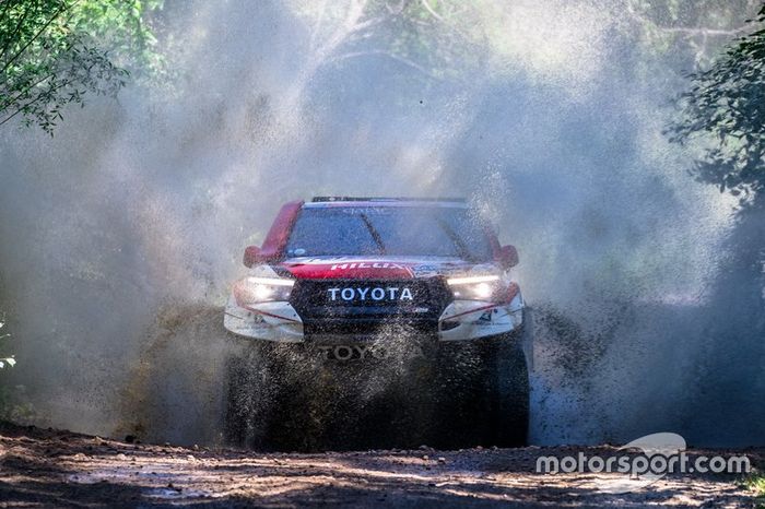 Nasser Al Attiyah y Mathieu Baumel, Toyota Gazoo Racing SA, Toyota Hilux (201)